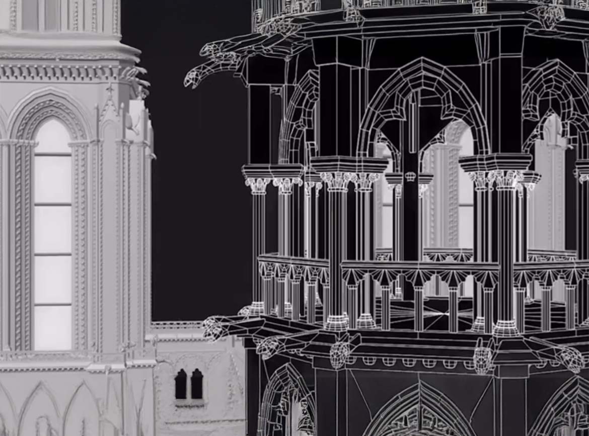 The Digital Rebirth of Notre Dame through AI and 3D Scanning