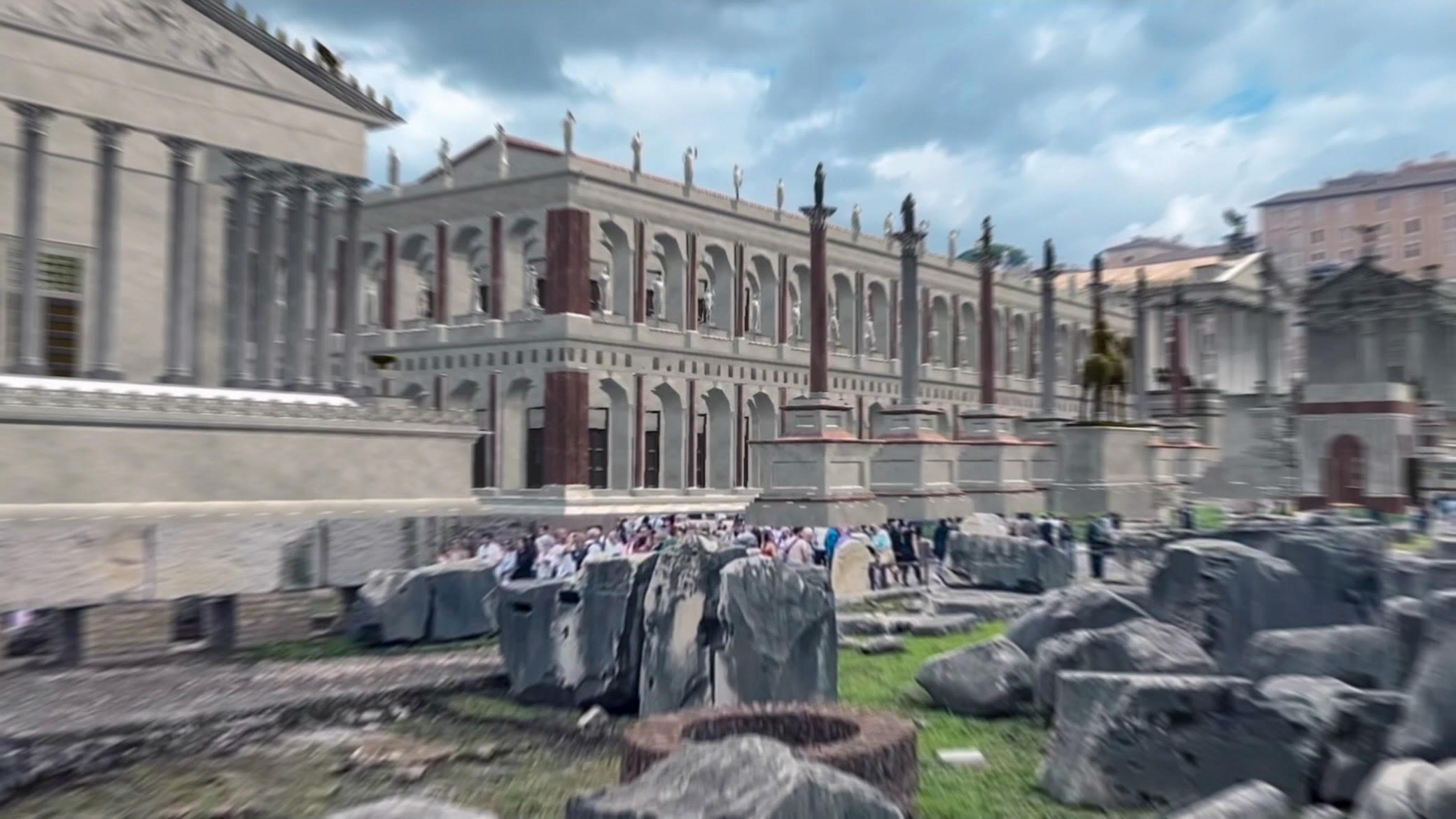 Experience ancient Rome through Augmented Reality